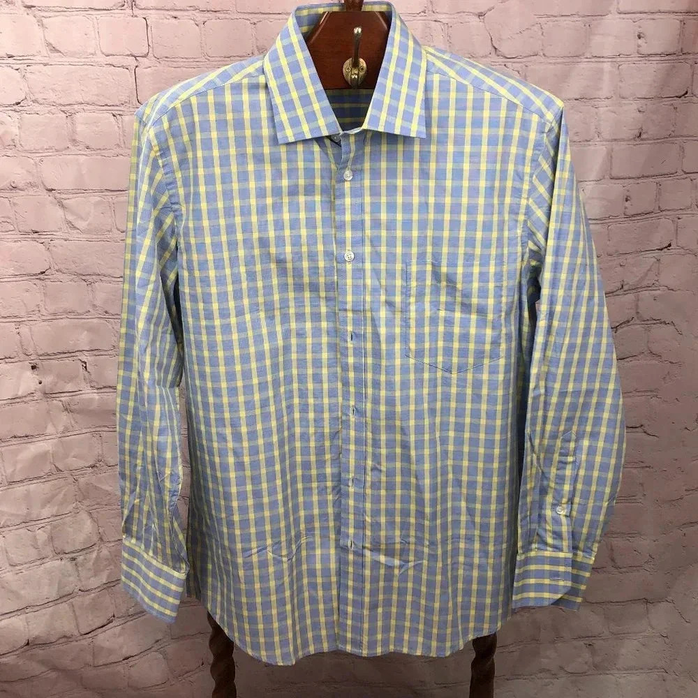 NWT southern pines button up shirt men's medium preppy business casual